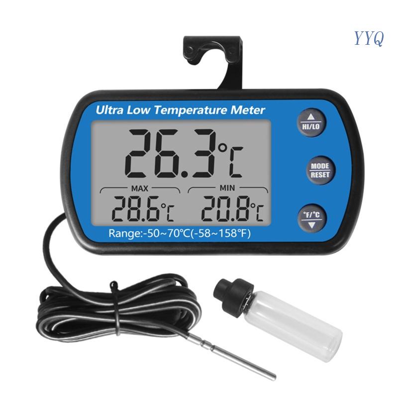 Máy Ghi Âm Kỹ Thuật Số Màn Hình LCD Lớn Chống Nước Max / Min Cho Tủ Lạnh