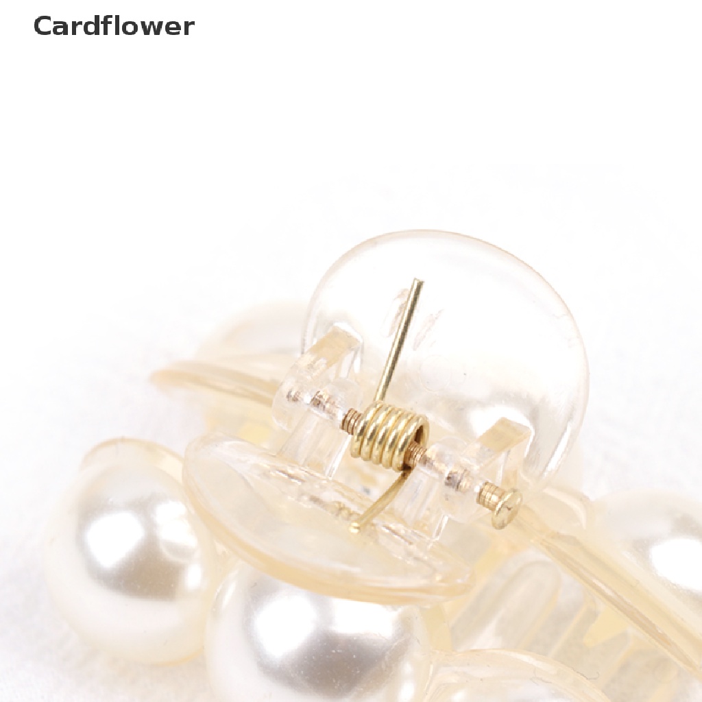 &lt; Cardflower &gt; Kẹp Tóc Đính Ngọc Trai Giả Thanh Lịch Cho Nữ Đang Giảm Giá