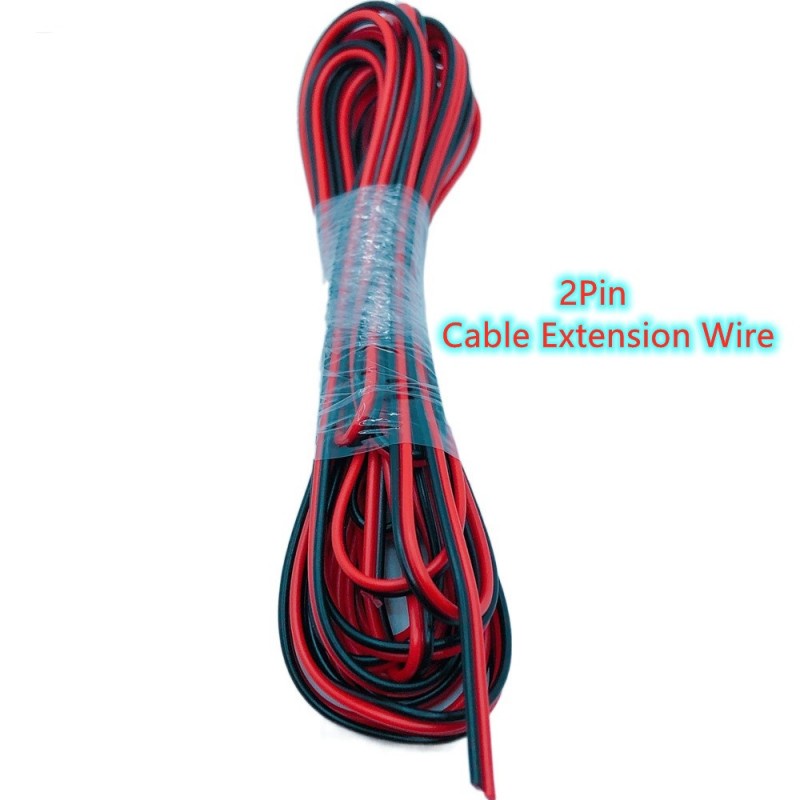 Dây Cáp Nối Dài 30M / 50M / 2pin 3pin 4pin 5Pin 6pin 22AWG Cho Dây Đèn Led RGB / RGBW CCT WS2811 / 2812 50M
