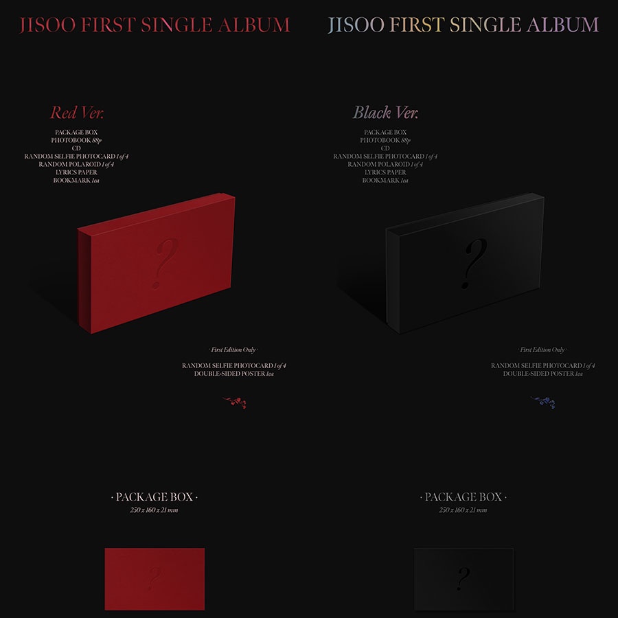 JISOO  - FIRST SINGLE ALBUM