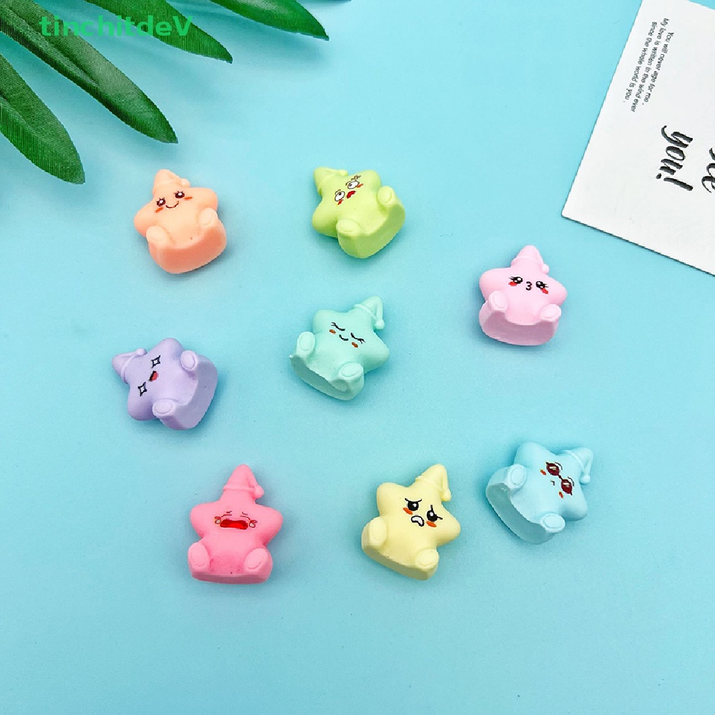 [TinchitdeV] 2 Ngôi Sao Hoạt Hình Phát Sáng Trang Trí Xe Hơi Thu Nhỏ [Mới]