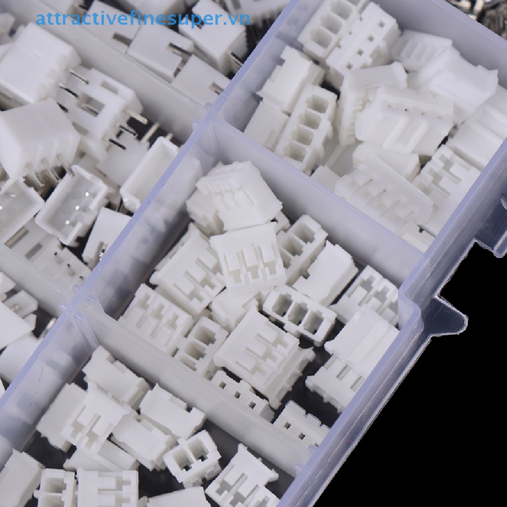 (HOT) Bộ 300 ĐầU KếT NốI Dây PH2.0 2P 3P 4 pin 2.0mm