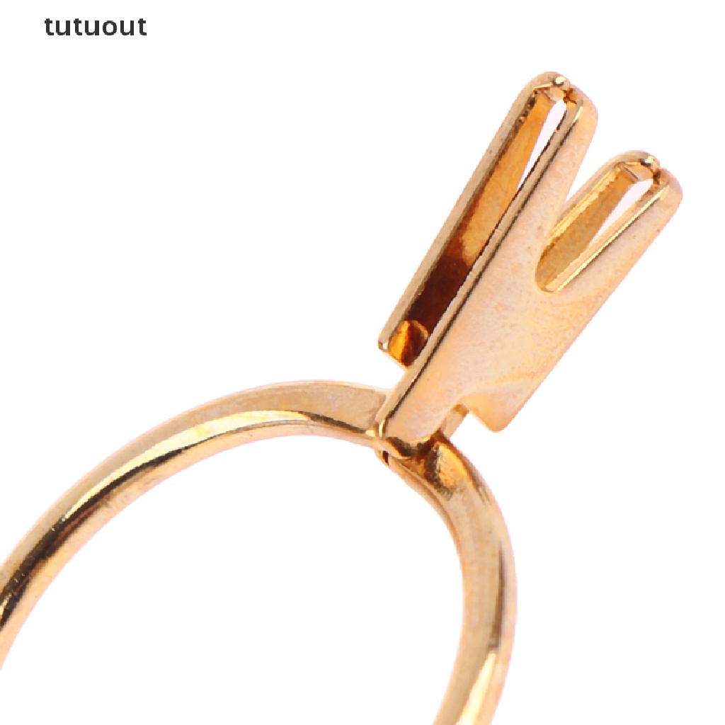 Giá Đỡ Nhẫn Bốn Chân Đính Đá Kim Cương Nhân Tạo