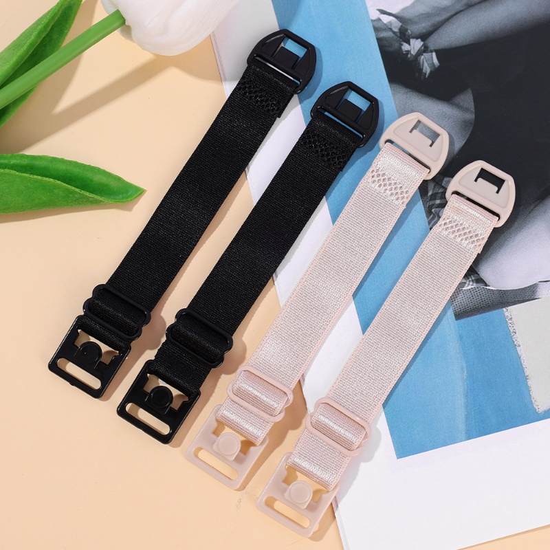 1 Cặp Khóa Dây Áo Ngực Co Giãn Không Trượt Có Thể Tháo Rời