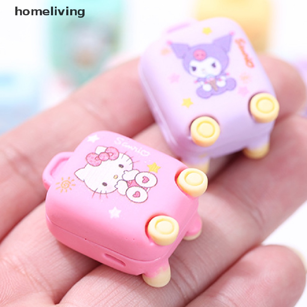 Mô Hình Hành Lý Hoạt Hình Hai Mặt Trang Trí Nhà Búp Bê 1 Cái