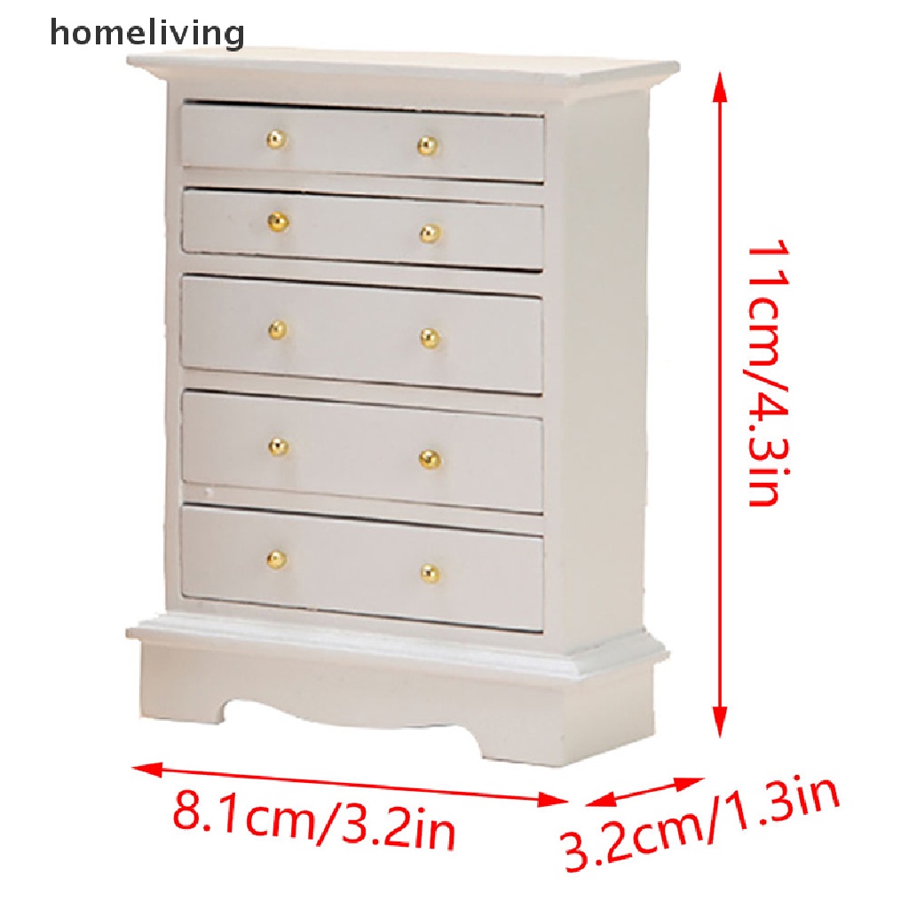 Mô Hình Tủ Quần Áo Tỉ Lệ 1: 12 Trang Trí Nhà Búp Bê