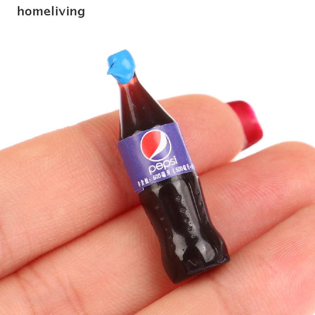 1 Bộ Chai Nước Ngọt / Soda Sprite Thu Nhỏ Trang Trí Nhà Búp Bê DIY