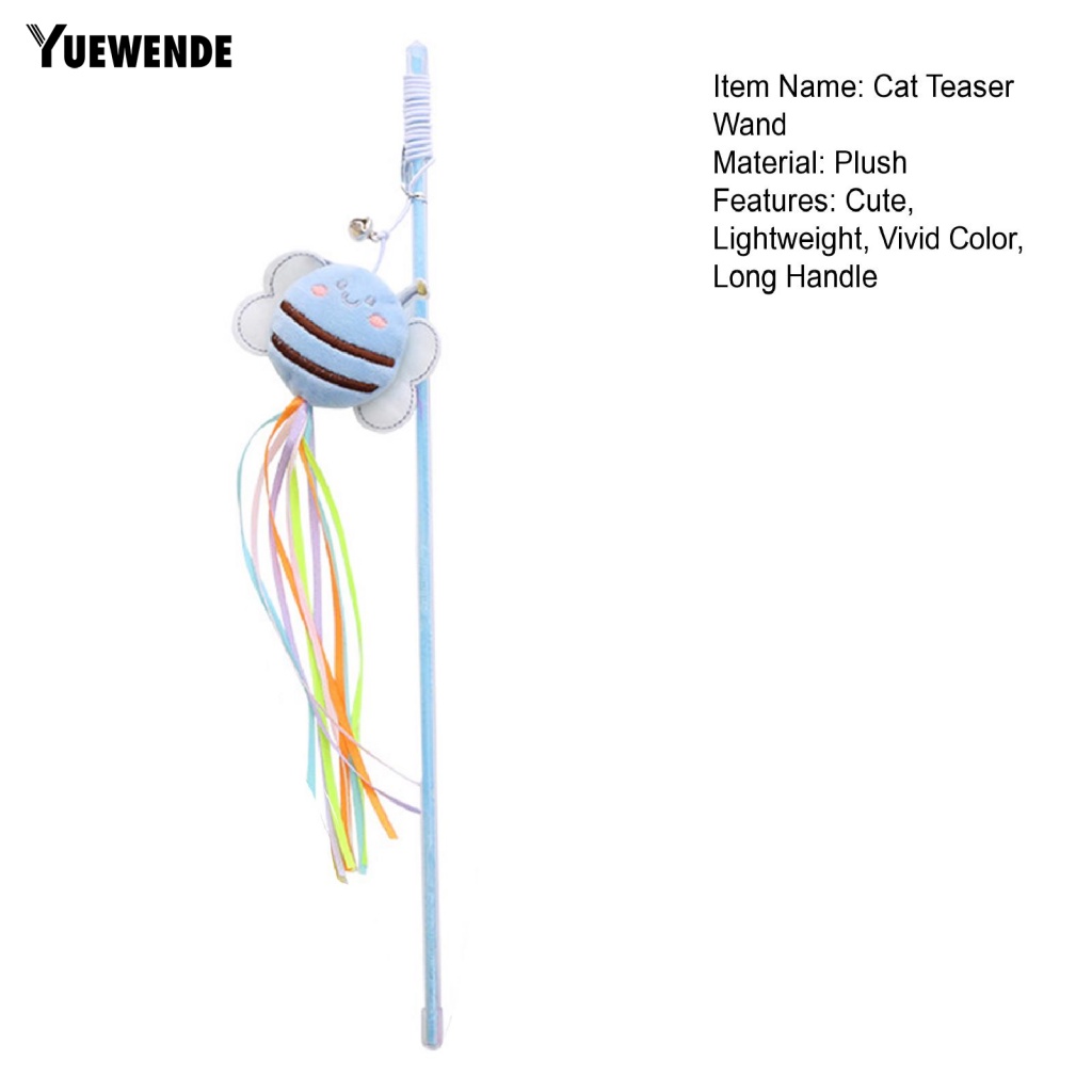 Gậy Trêu Đùa Mèo Màu Sắc Sống Động Có Chuông