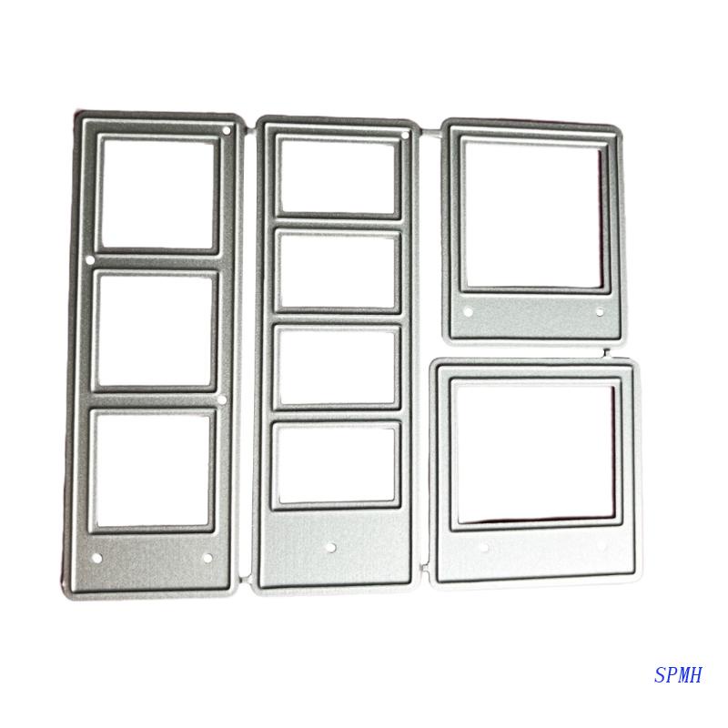 Khuôn Cắt Giấy Kim Loại Trang Trí Hình Khối Hoa Xinh Xắn