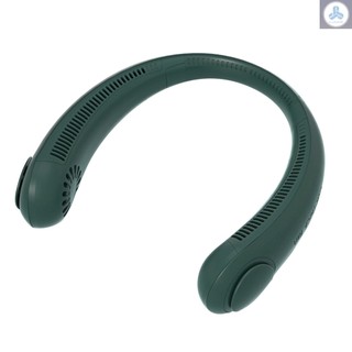 Portable Neck Fan Bladeless Wearable Cooling Head Fan 3 Speeds Hand Free Personal Fan for Sport Office Home Outdoor Travel
