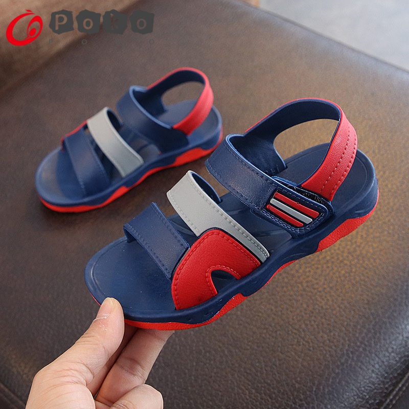 Giày Sandal Đi Biển Mùa Hè 2023 Phong Cách Hàn Quốc Kích Thước Vừa Và Lớn Cho Bé Trai