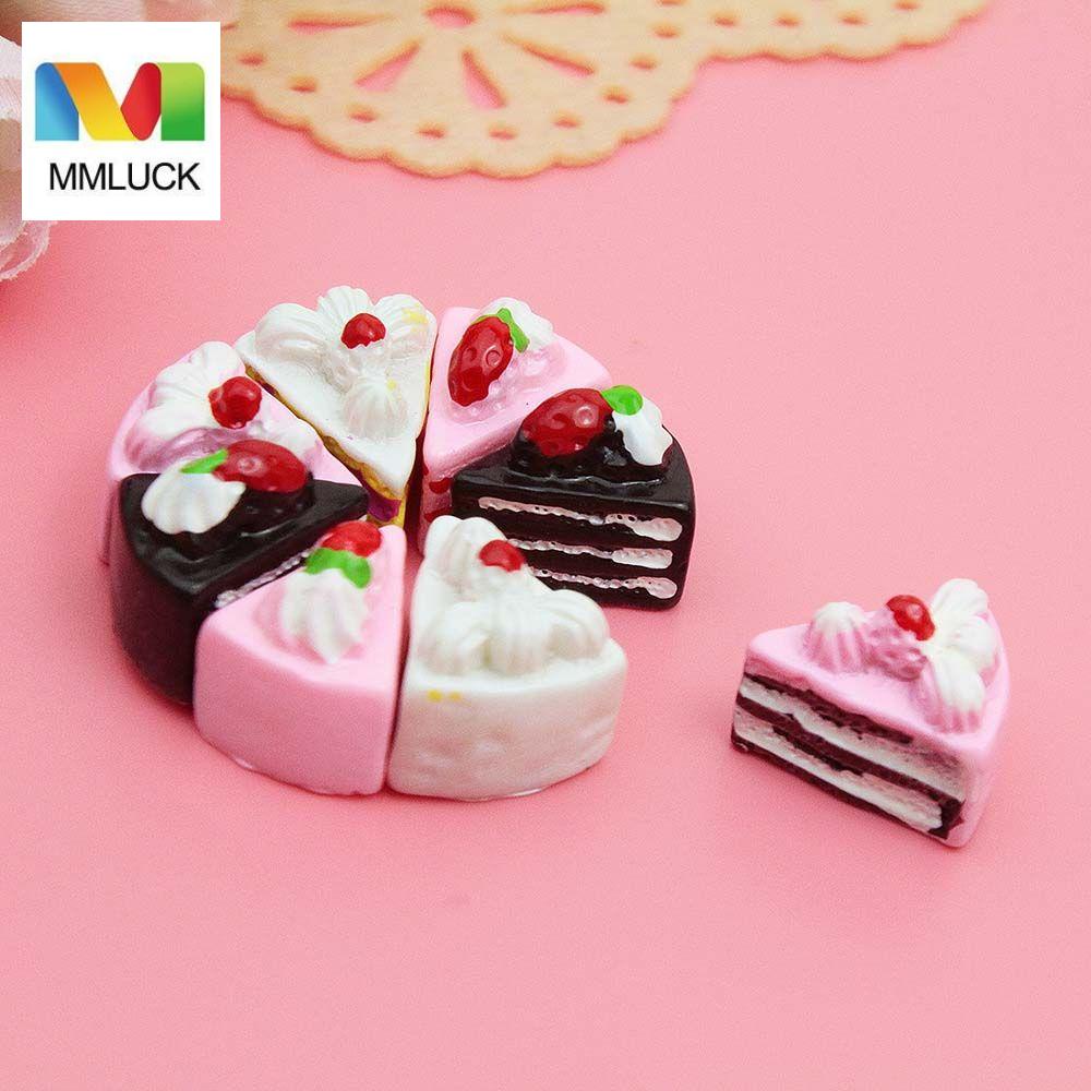 Set 10 Đồ trang trí Bánh Ngọt Mini Trang Trí Nhà Búp Bê DIY