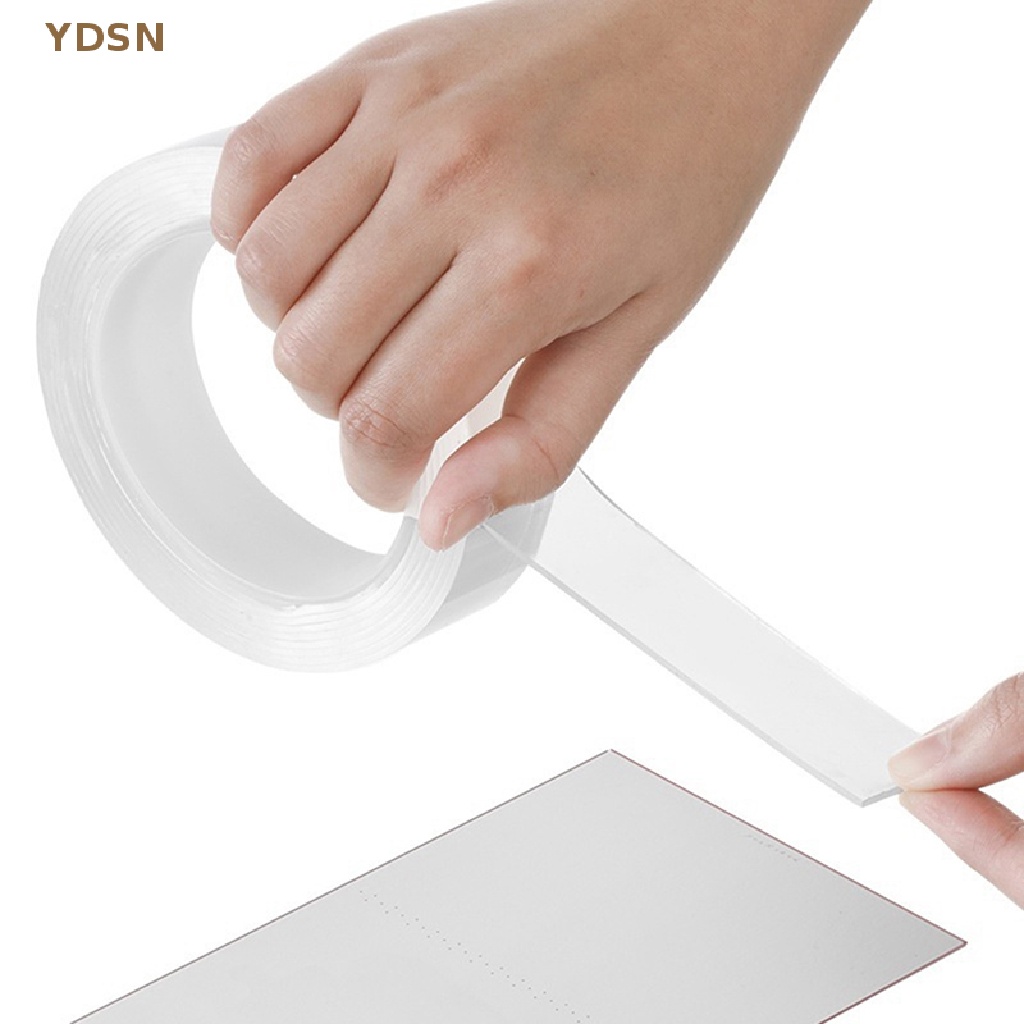 Băng Keo Hai Mặt Nano Trong Suốt Chống Nước 1 / 2 / 3 / 5M