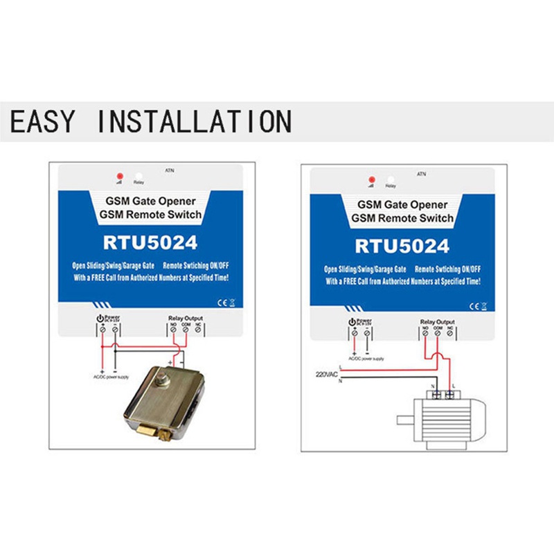 Bộ Điều Khiển Truy Cập Cổng Cửa RTU5024 GSM 850 / 900 / 1800 / 1900MHz GSM