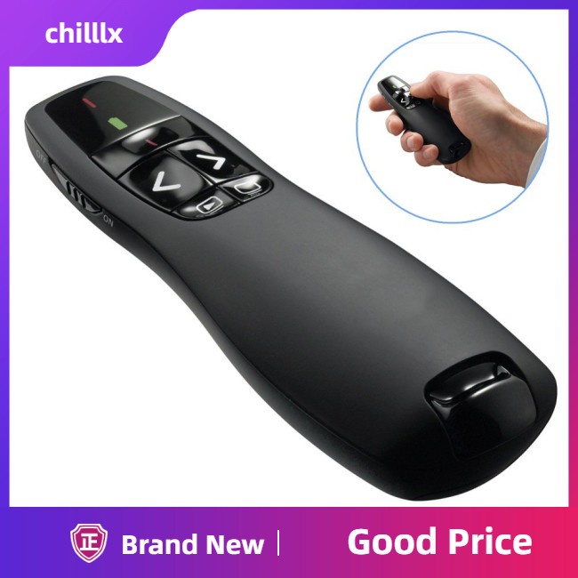 Điều Khiển Máy Chiếu Không Dây R400 2.4ghz Cổng Usb