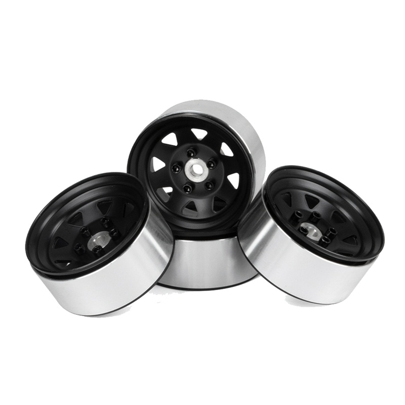 Set 4 Vành Bánh Xe 1.0 Bằng Kim Loại Dành Cho Xe Điều Khiển Từ Xa SCX24 SCX24