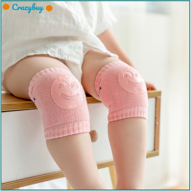 Cr 1 Cặp Đệm Bảo Vệ Đầu Gối Chống Trượt Cho Bé Tập Bò