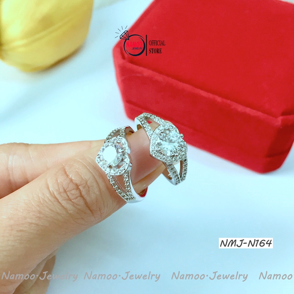 Nhẫn Nữ Nhỏ Xinh MNJ N164 Hình Trái Tim Nhỏ Đẹp Cho Nữ