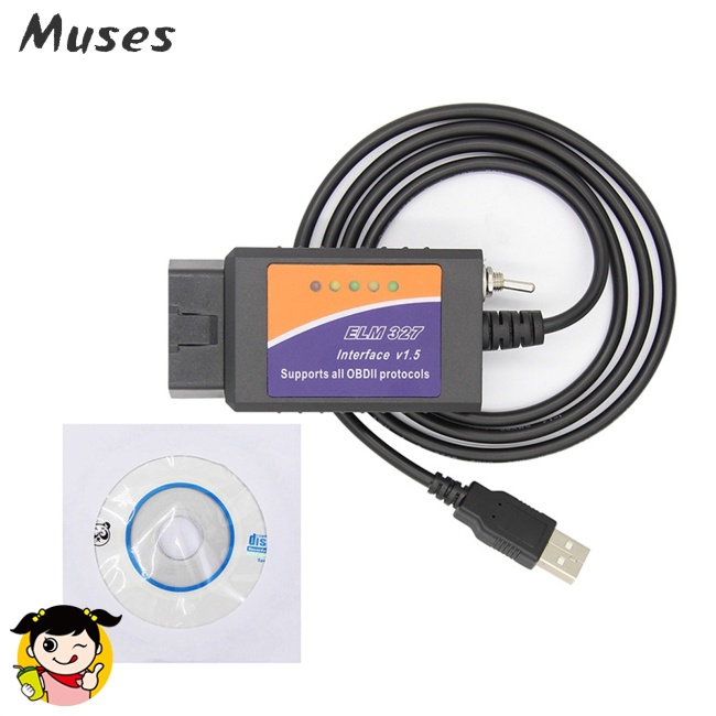 Dây Cáp Chẩn Đoán Lỗi Obd 327 Có Công Tắc Tương Thích Cho Forscan Elmconfig Ff2 Foccus