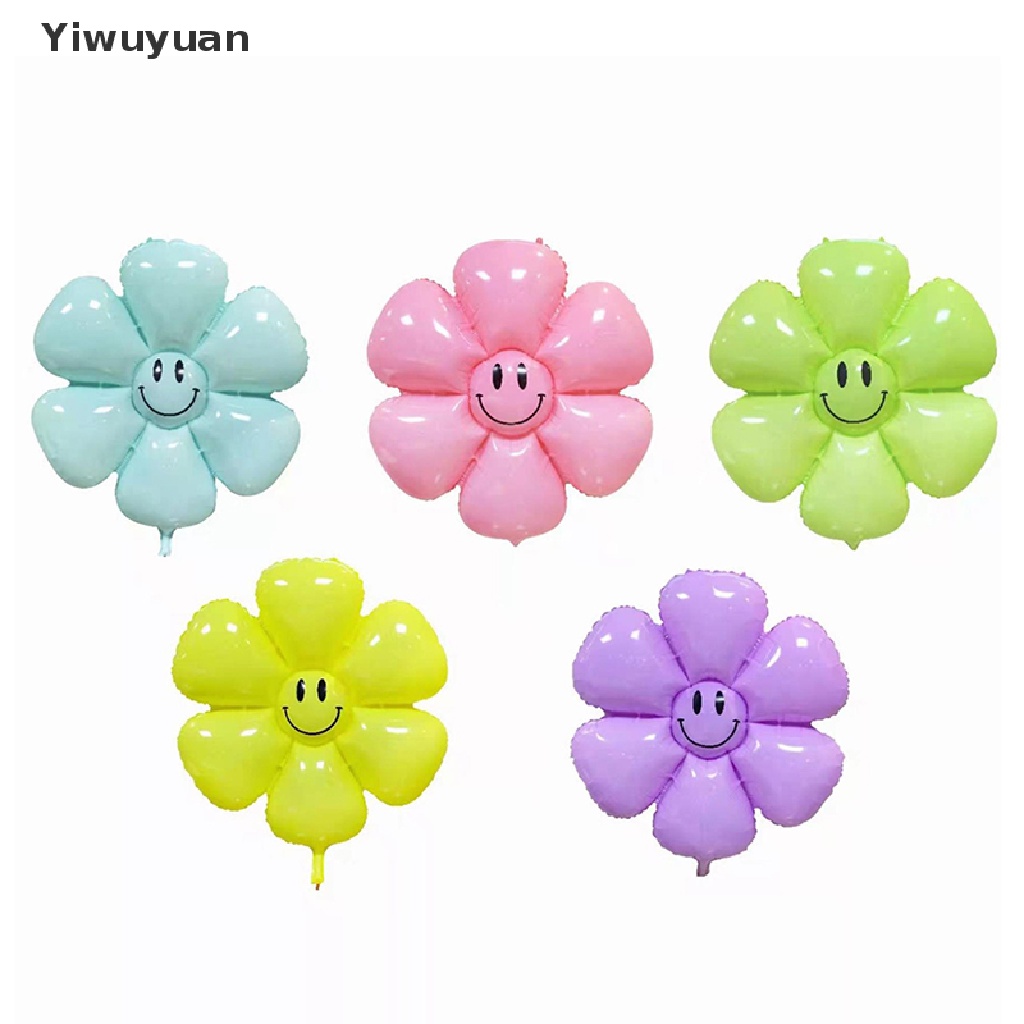 < Yiwuyuan > Bong Bóng Hoa Hướng Dương Nhiều Kích Cỡ Helium Bong Bóng Trang Trí Tiệc Sinh Nhật Mùa Hè Cho Bé