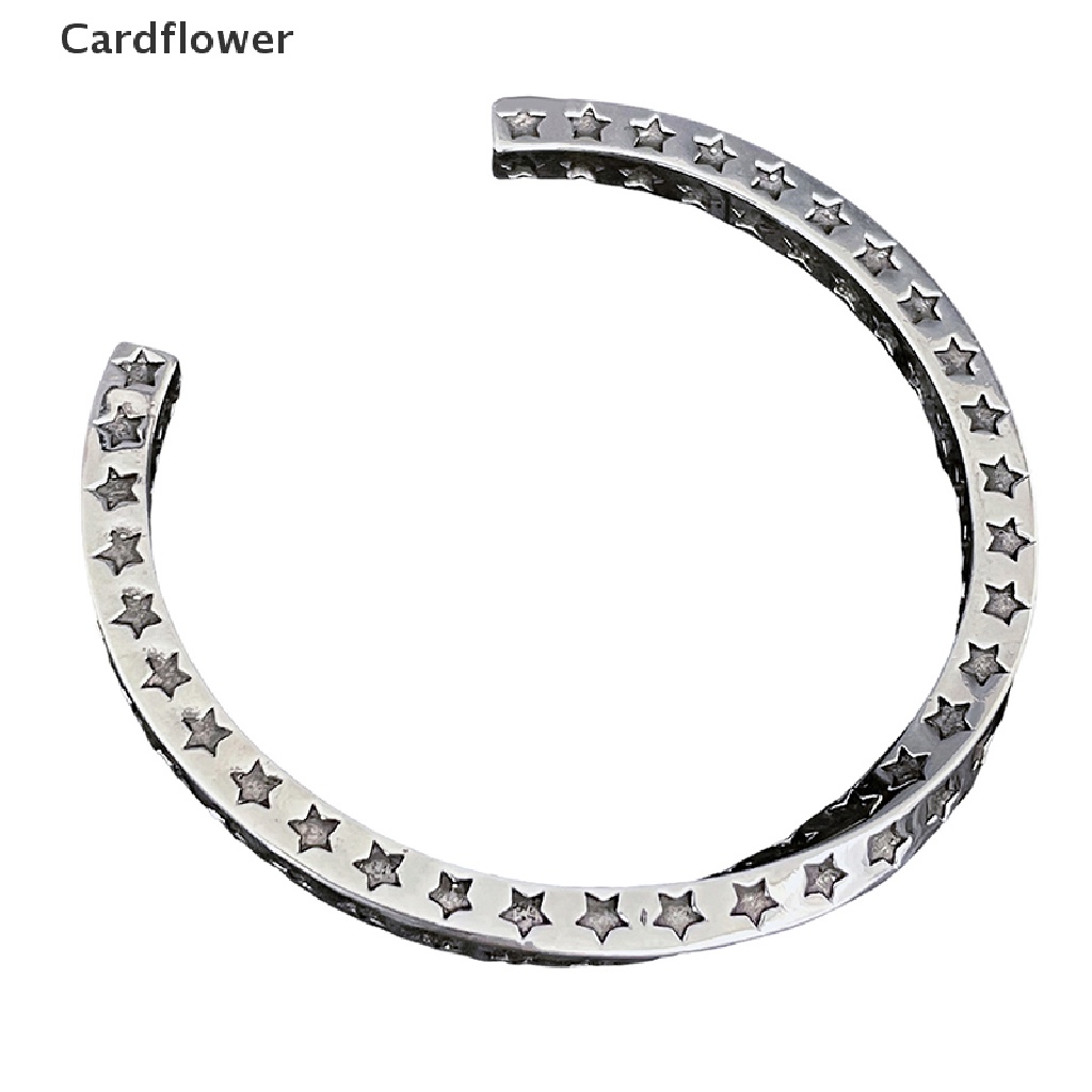 < Cardflower > Vòng Tay Xoắn Mạ Bạc Vintage Quà Tặng Thời Trang Nam Và Nữ