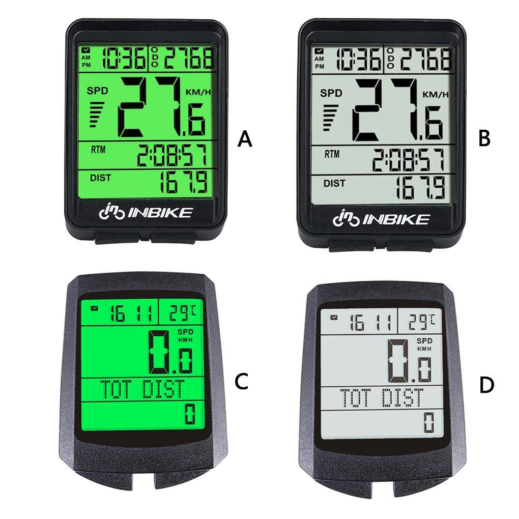 Đồng Hồ Đo Tốc Độ Không Dây Kỹ Thuật Số Cho Xe Đạp
