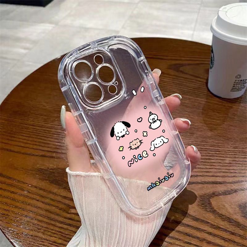 ✅Ốp Điện Thoại Dẻo Trong Suốt Họa Tiết Chú Chó Pacha Dễ Thương Chống Sốc Cho Iphone14xs 711 Apple / 12 / 13promaxxr8p / M7ZQ