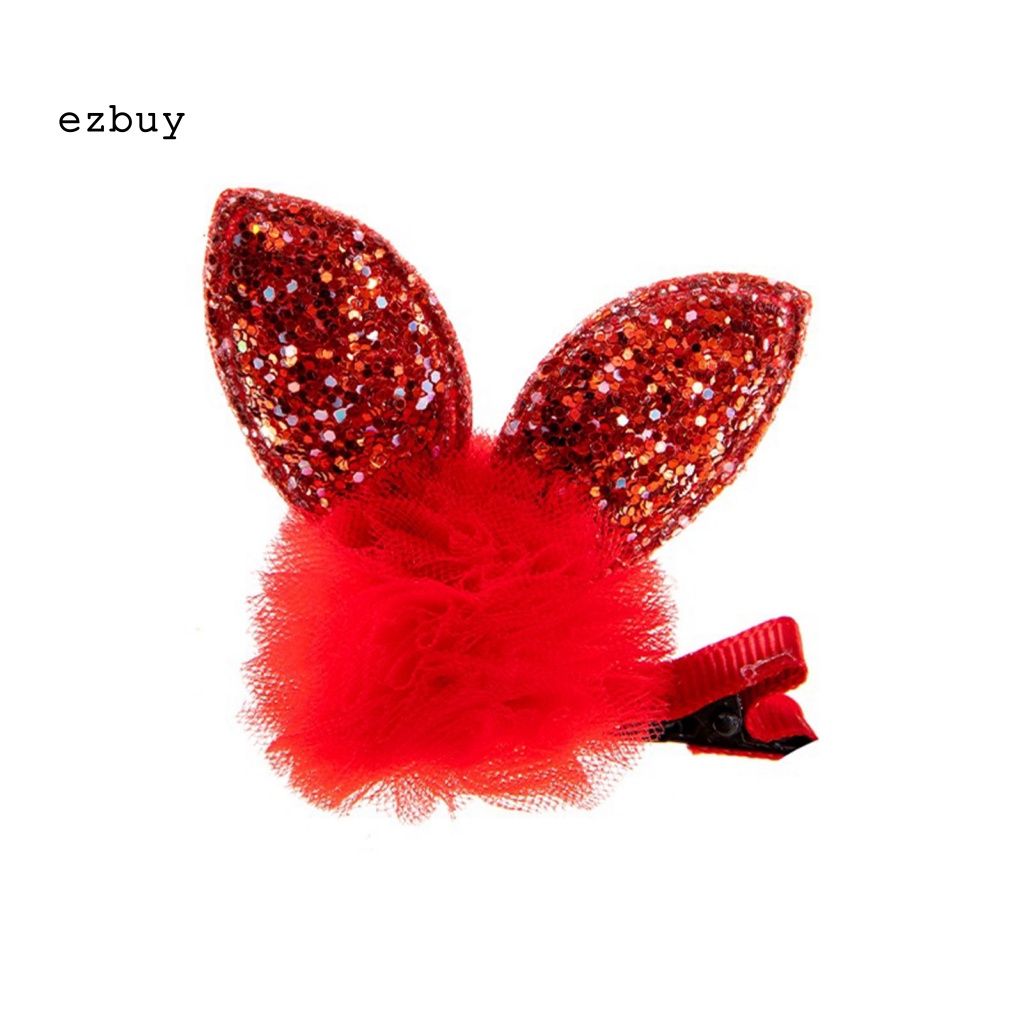 Kẹp Tóc Tai Thỏ Hoạt Hình Xinh Xắn Cho Bé Chụp Ảnh