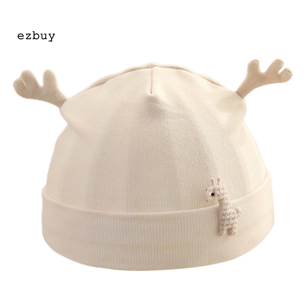 Mũ Cotton Giữ Ấm Thoáng Khí Thiết Kế Dễ Thương Cho Bé Sơ Sinh