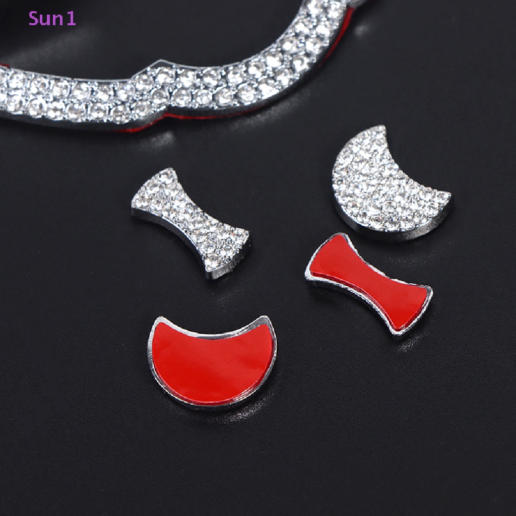 Miếng Dán Logo Trang Trí Vô Lăng Xe Hơi Honda BMW Audi Toyota Volvo Hyundai Mercedes-Benz