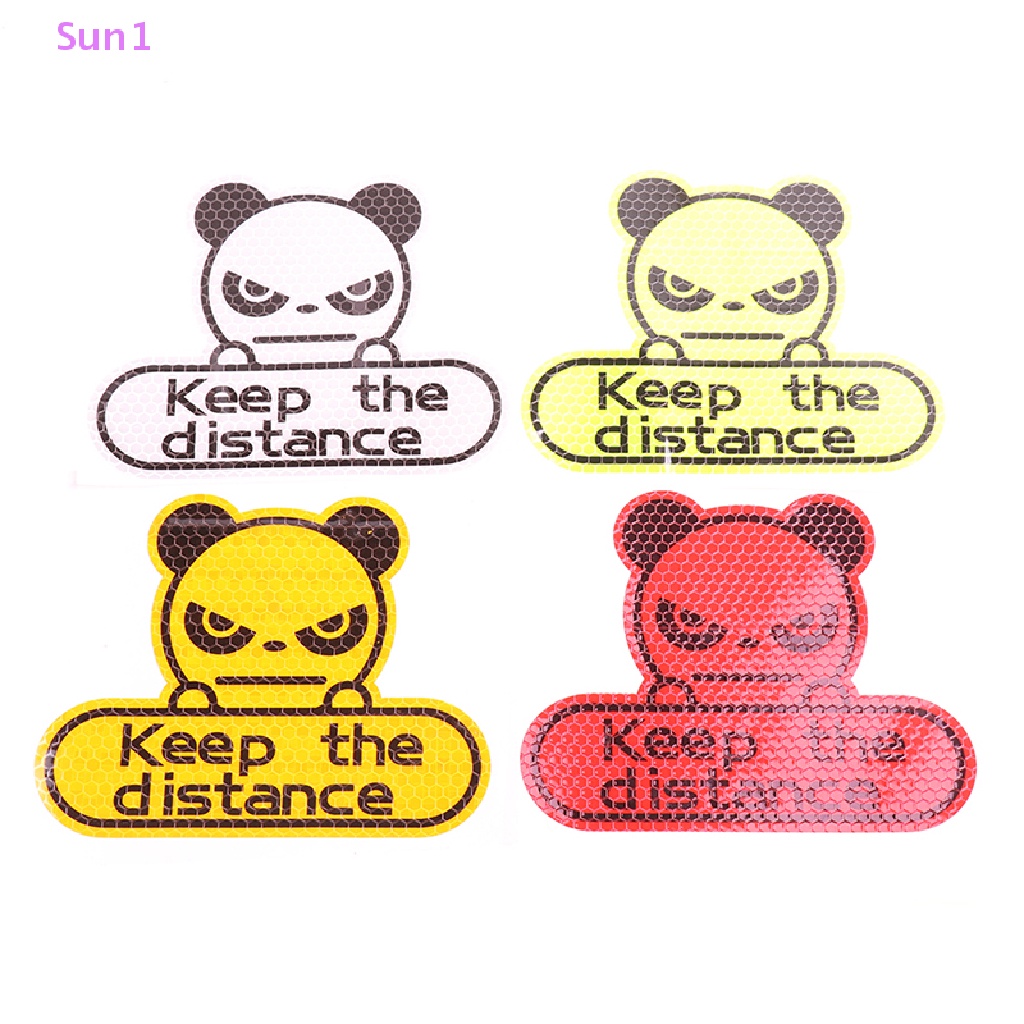 Miếng Dán Phản Quang Hình Gấu Trúc Cho Xe Hơi Sun1 > Keep Distance >