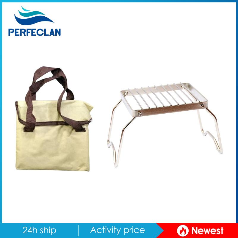 Giá Đỡ Nồi Nấu Ăn Bằng Thép Không Gỉ Có Thể Gấp Gọn Tiện Dụng Mang Theo Du Lịch Cắm Trại