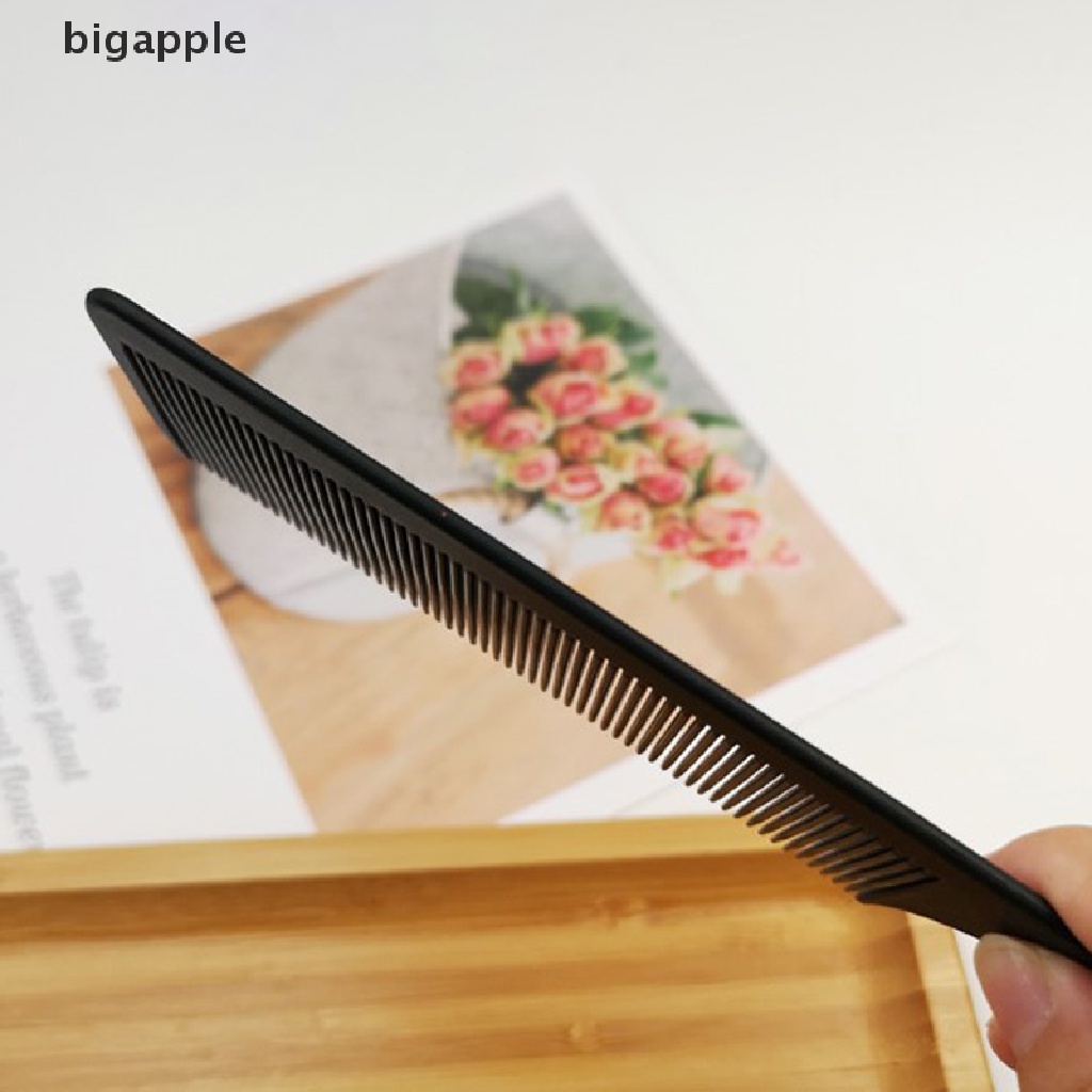 Bộ 2 Lược Chải Tóc Màu Đen Bằng Nhựa Resin Chống Tĩnh Điện Chịu Nhiệt