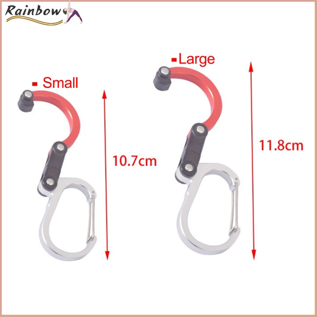 Móc Kẹp Chữ D Bằng Hợp Kim Nhôm Đa Năng Tiện Dụng Cho Hoạt Động Ngoài Trời