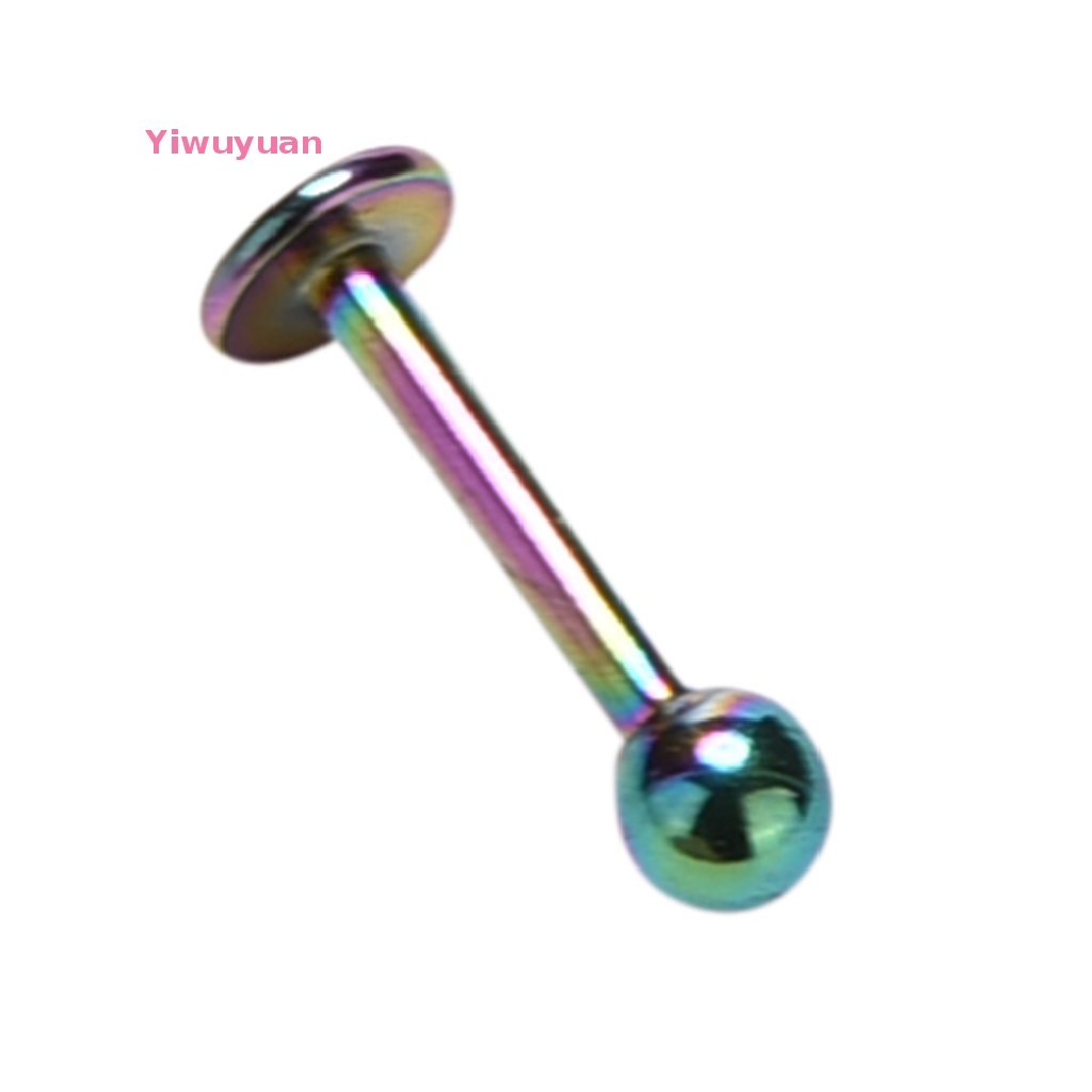 <Yiwuyuan> 1 X Round Tragus Lip Ring Monroe Ear Cartilage Stud Earring Body  New