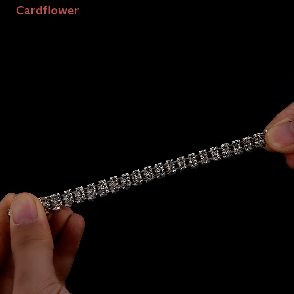 &lt;Cardflower&gt; Multilayer Row Crystal Rhinestone Stretch Beach Anklet Chain Bracelet Jewelry New