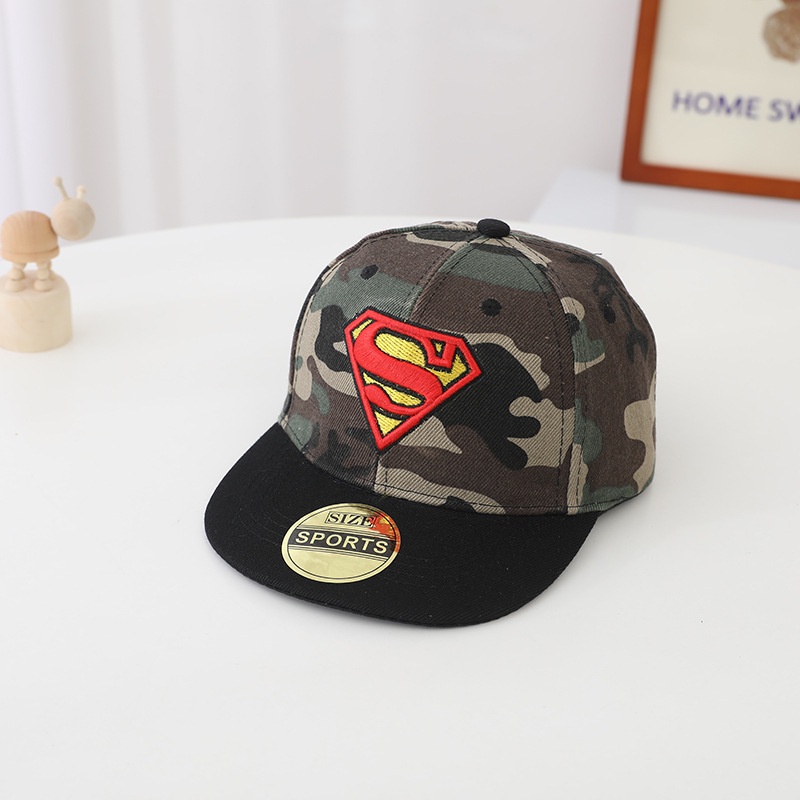 Kira Mũ Lưỡi Trai Chống Nắng Chống Gió In Hình Người Nhện / Người Dơi Mỹ Dễ Thương Cho Bé