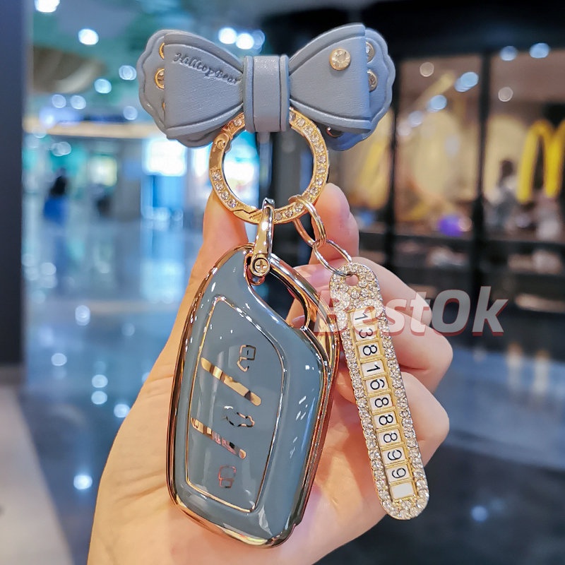 Vỏ Chìa Khóa 3 Nút Cho Xe Hơi MG ZS EV MG6 EZS HS EHS 2019 2020 Roewe RX5 I6 I5 RX3 RX8 ERX5 Roewe RX5