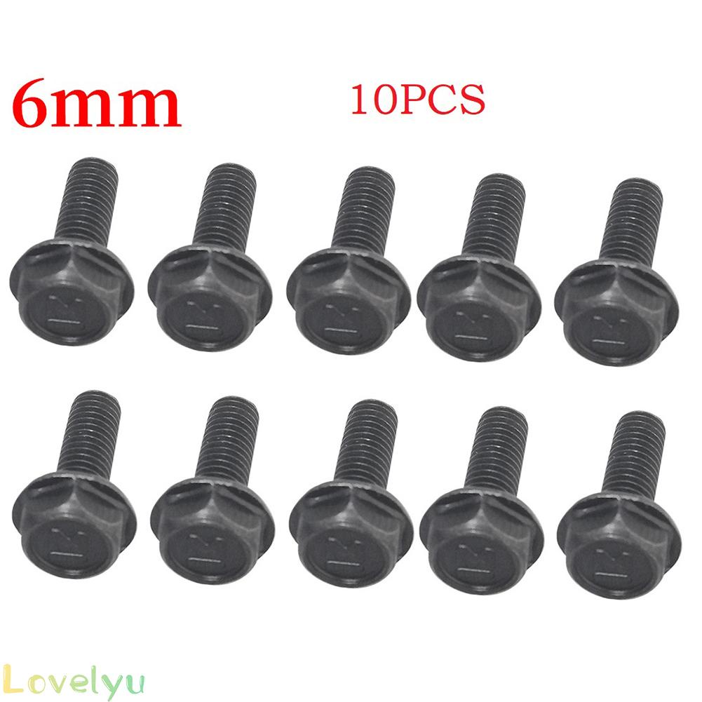 ⭐2023 ⭐10pcs Saw Blade Screw M8 M7 M6 Left Hand Thread Hex Flange For Cutting Machine