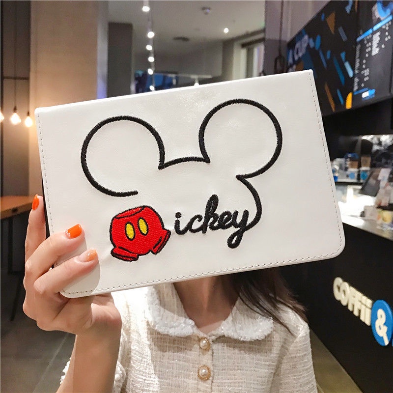 Ốp Máy Tính Bảng Silicon Thêu Hình Mickey Dễ Thương Cho Ipad 2020 10.2 11 Inches Air 4 10.9 Inches Ipad Pro 9.7inch 2017 2018 Mini12345