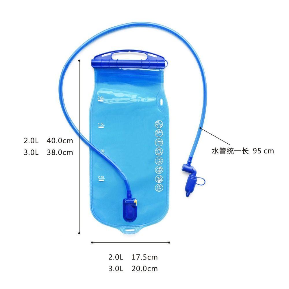 Ba Lô Đựng Nước Uống Dung Tích 1L 1.5L 2L 3L Không BPA Có Thể Gấp Gọn Tiện Dụng