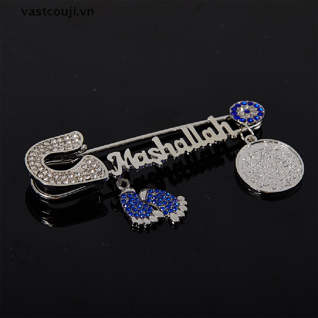 Ghim Cài Áo VASTJI Đính Đá Lấp Lánh Đơn Giản Dễ Phối Đồ Cho Nam Và Nữ