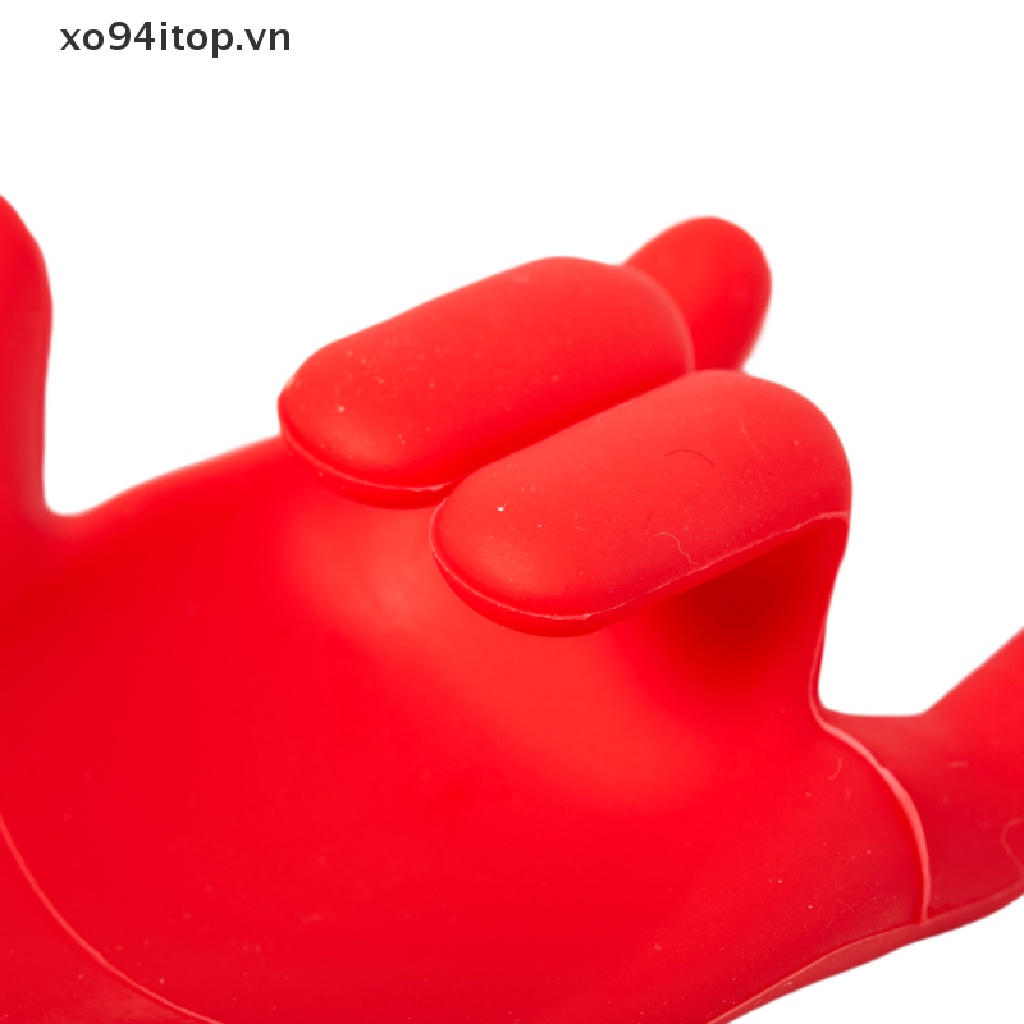 Kẹp Nhấc Nắp Nồi Bằng Silicon Chống Tràn Tiện Dụng