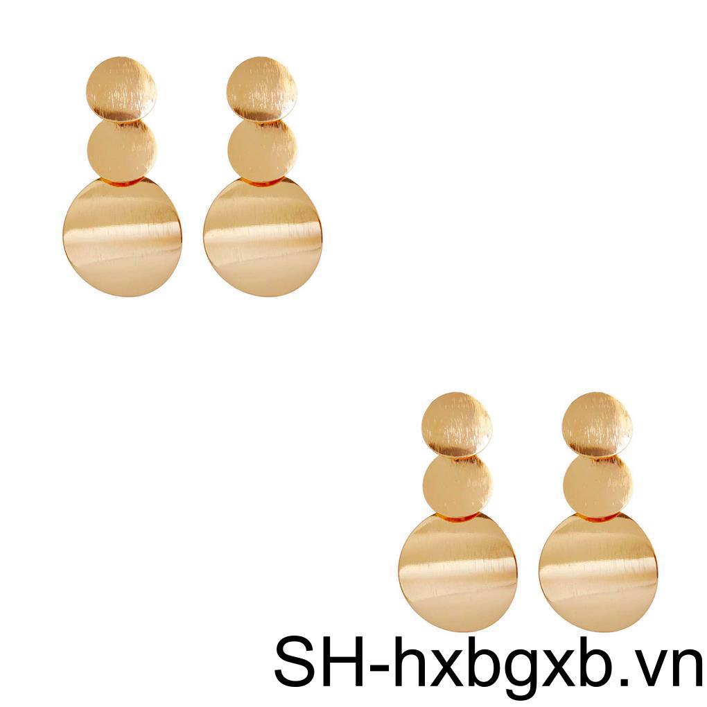 1 / 2 / 3 / 5 Bông Tai Tròn Thời Trang Nữ Tính