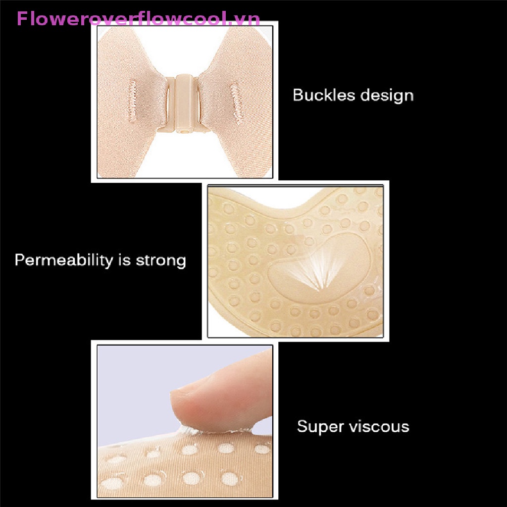 Bra Dán Silicone Không Dây Nâng Ngực Tàng Hình Plus Size