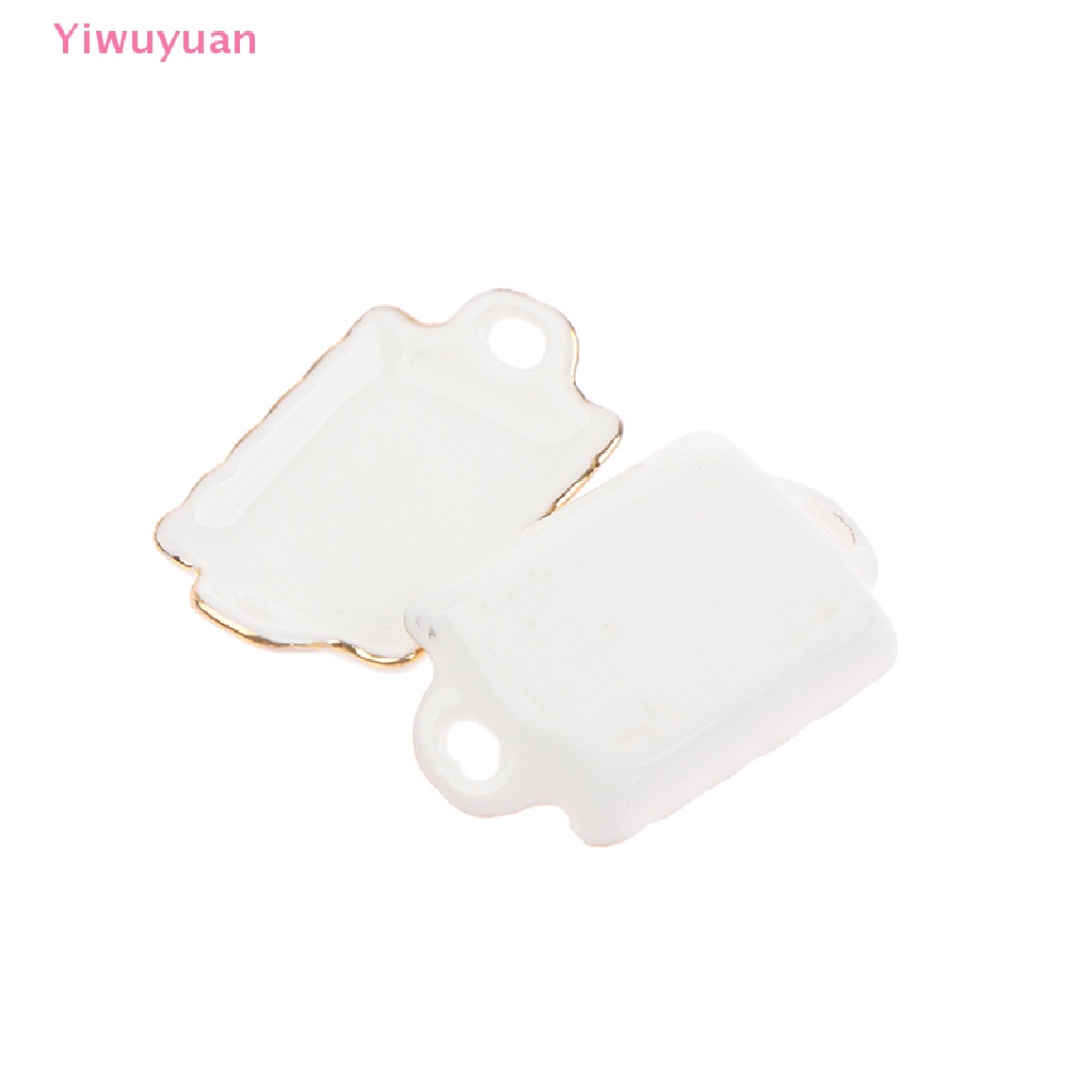 1 Đĩa Sứ Đựng Thức Ăn Đồ Ăn Cho Nhà Búp Bê Tỉ Lệ 1 / 12 Mới