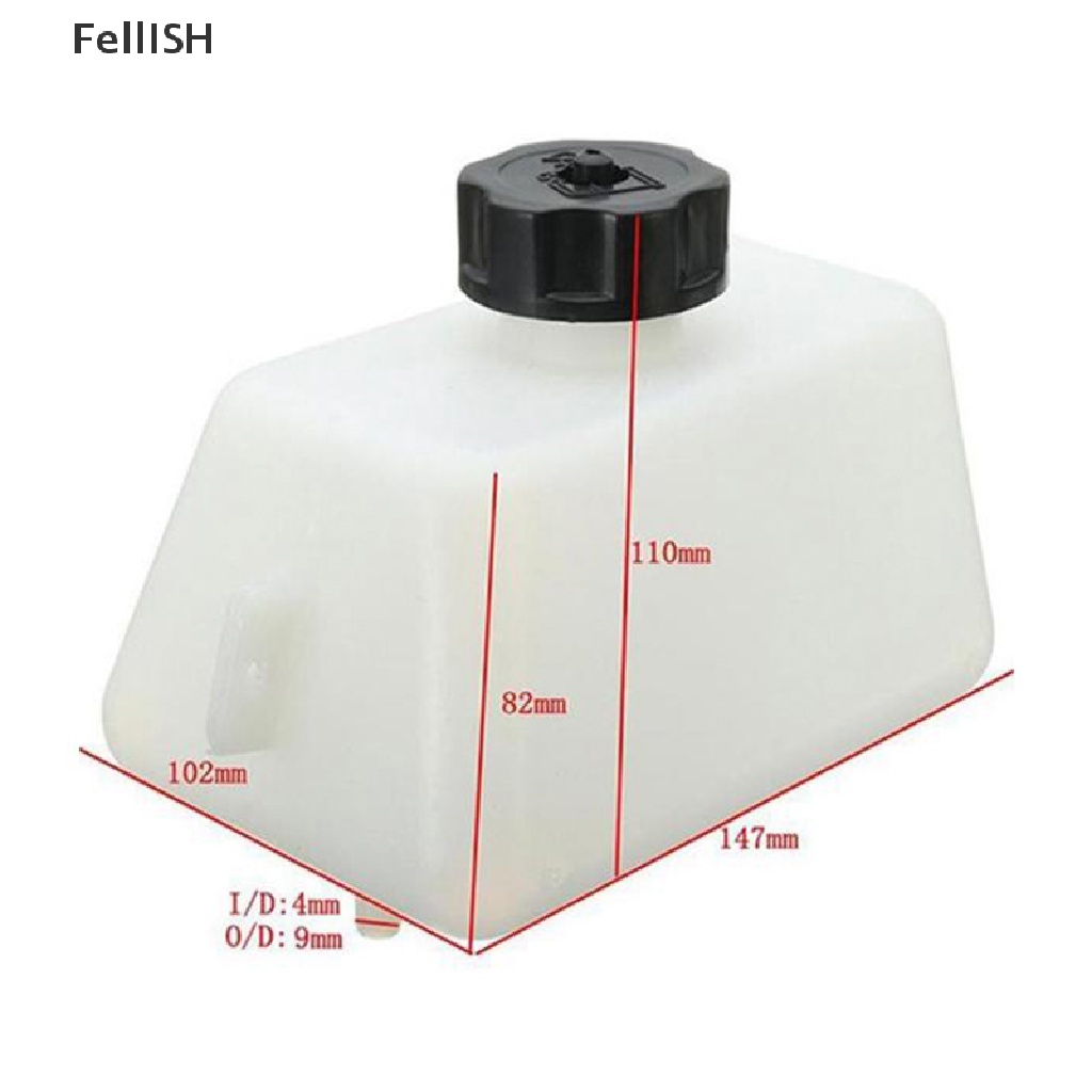 1 Bình Nhiên Liệu Bằng Nhựa Màu Trắng Cho Xe Mô Tô Dirt Bike 439br