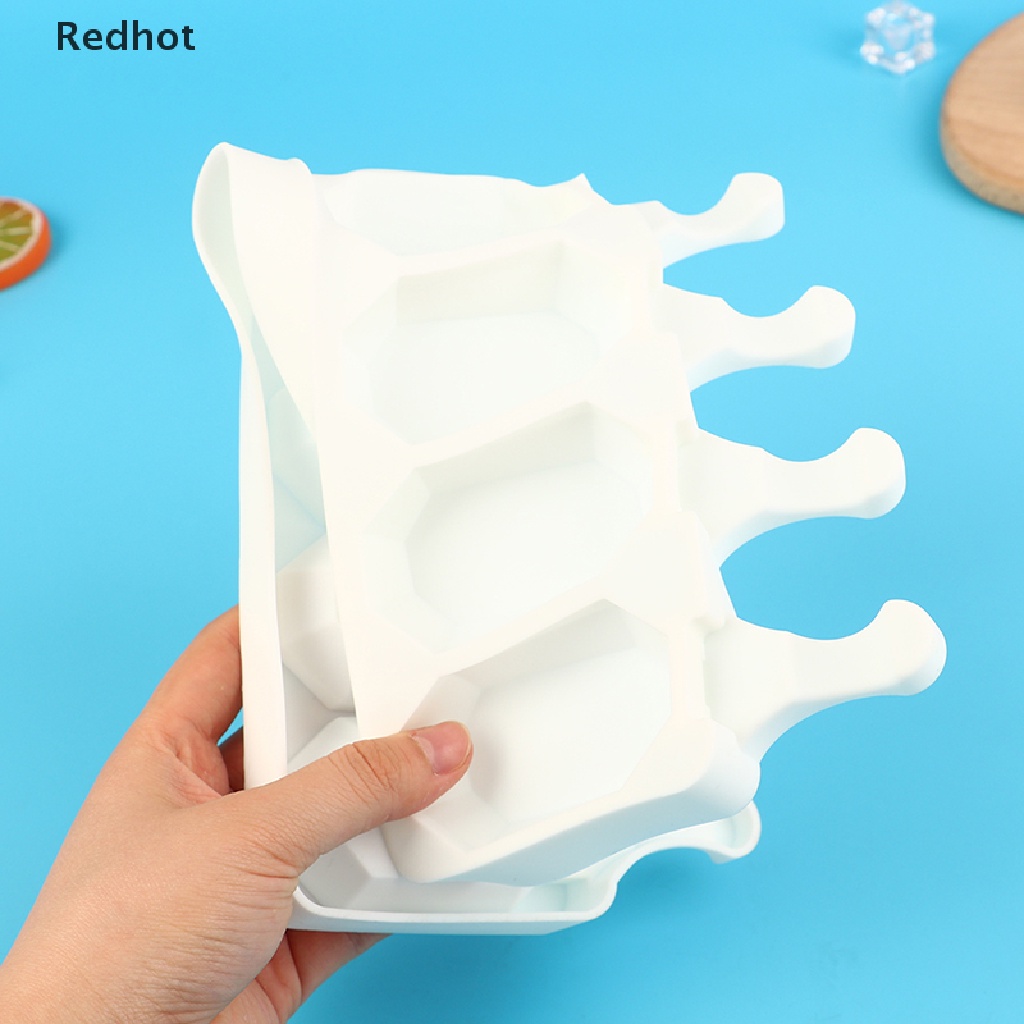 Khuôn Silicone Làm Kem Que 4 / 8 Lỗ Tiện Dụng