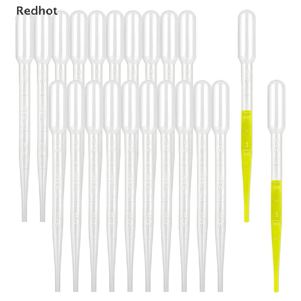 Bộ 100 Ống Nhỏ Giọt Bằng Nhựa 1 / 2 / 3 / 5ml