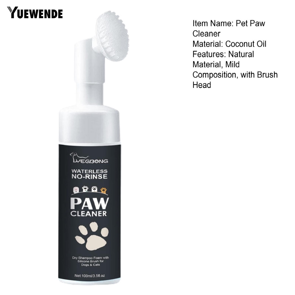 Yue.z Dụng Cụ Vệ Sinh Bàn Chân Chó Mèo Nhẹ Nhàng Với Đầu Chải